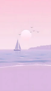 Serene Snow Covered Pine Forest