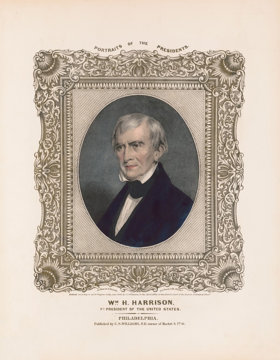 William Henry Harrison 9th President of the United States 1846