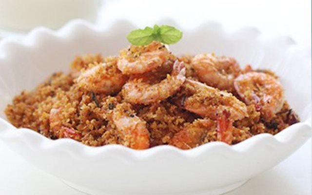 Tôm Rang Vụn Bánh Mì