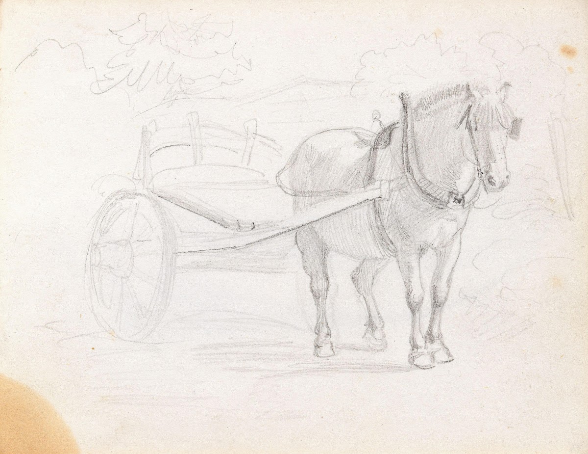 Hest og vogn 1848