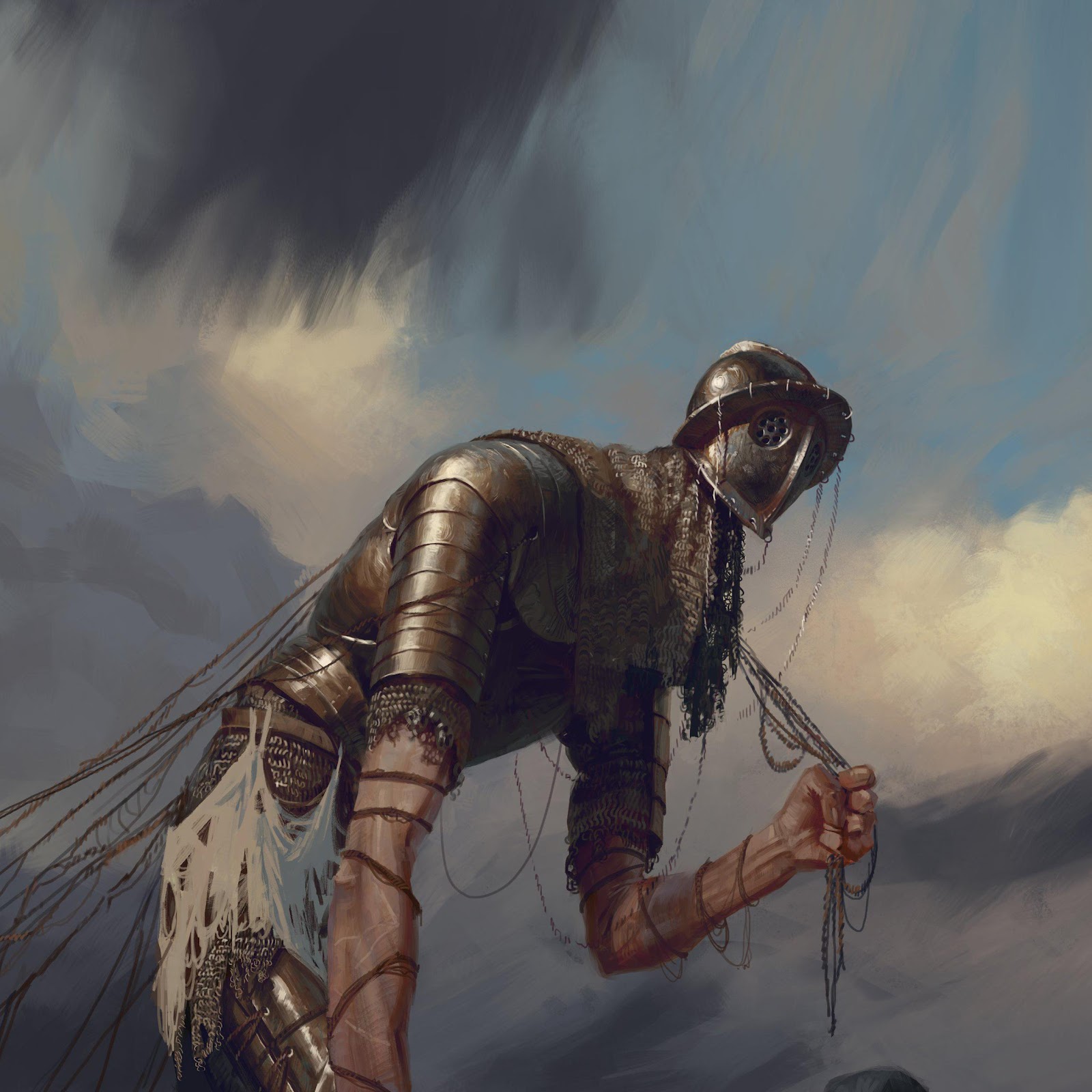 Download Giant Armored Colossus And Priests 4K iPhone