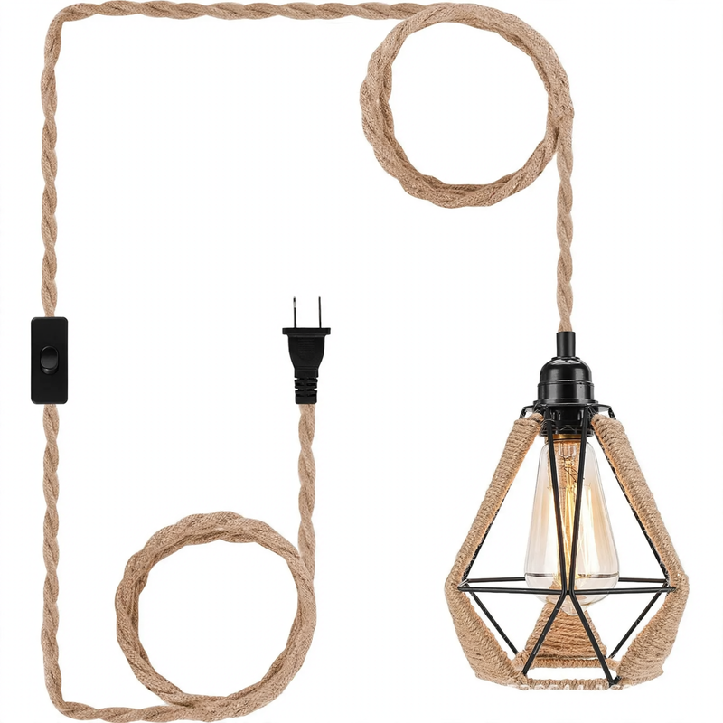 Pendant light iron, LED, American style