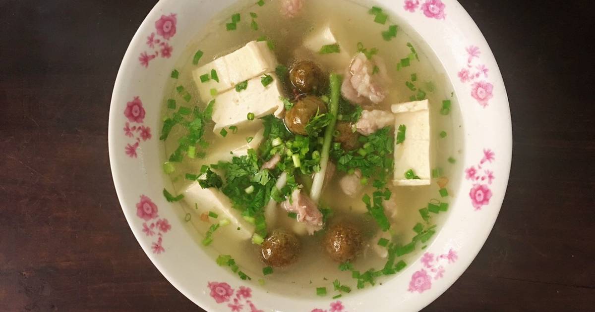 Canh sấu thịt nạc