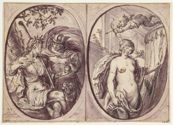 Two oval compositions