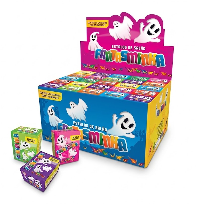 Estalo de Salão Fantasminha – kit 50x20
