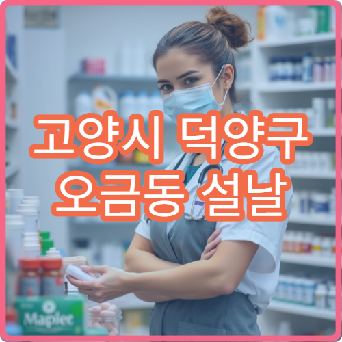 고양시 덕양구 오금동 설날 명절 연휴 약국 당번 운영 정보