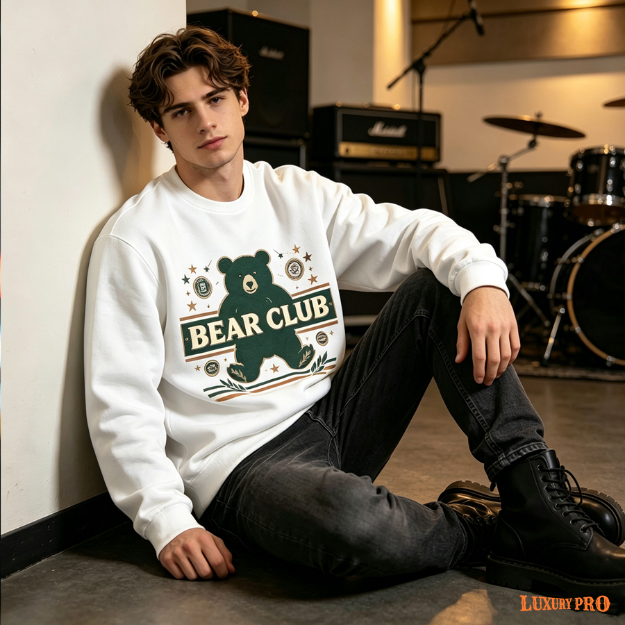 AOP EGD Japanese Fabric Crew Neck Sweatshirt 250g