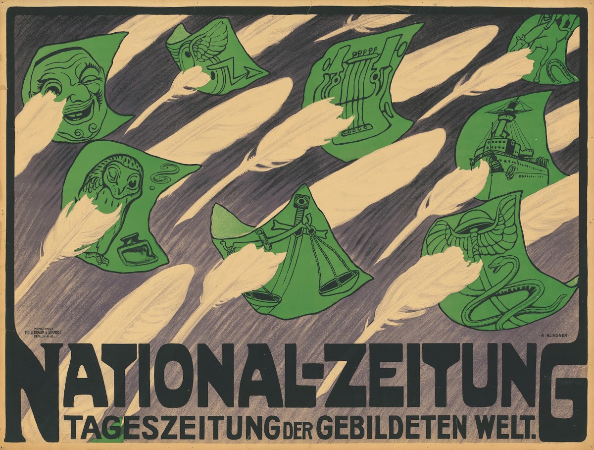 National Zeitung Tageszeitung Der Gebildeten Welt 1890   1909