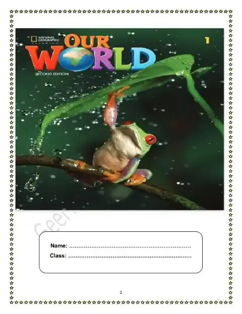 أقوى مذكرة Our World في اللغة الإنجليزية (High Level) للصف الأول الابتدائي الترم الأول