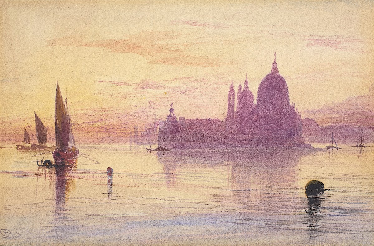 Santa Maria della Salute Venice at Sunset 1865 1884