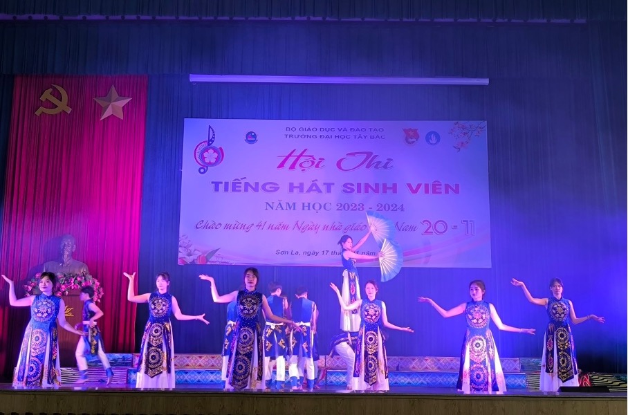 Trường Đại học Tây Bắc tổ chức Hội thi tiếng hát sinh viên năm học 2023 - 2024