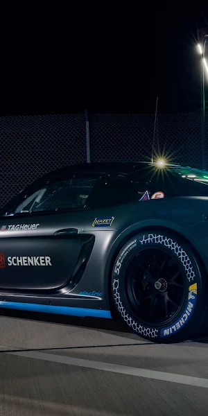 Porshe, Electric, Racing, Car, Charging 4K Wallpaper Background