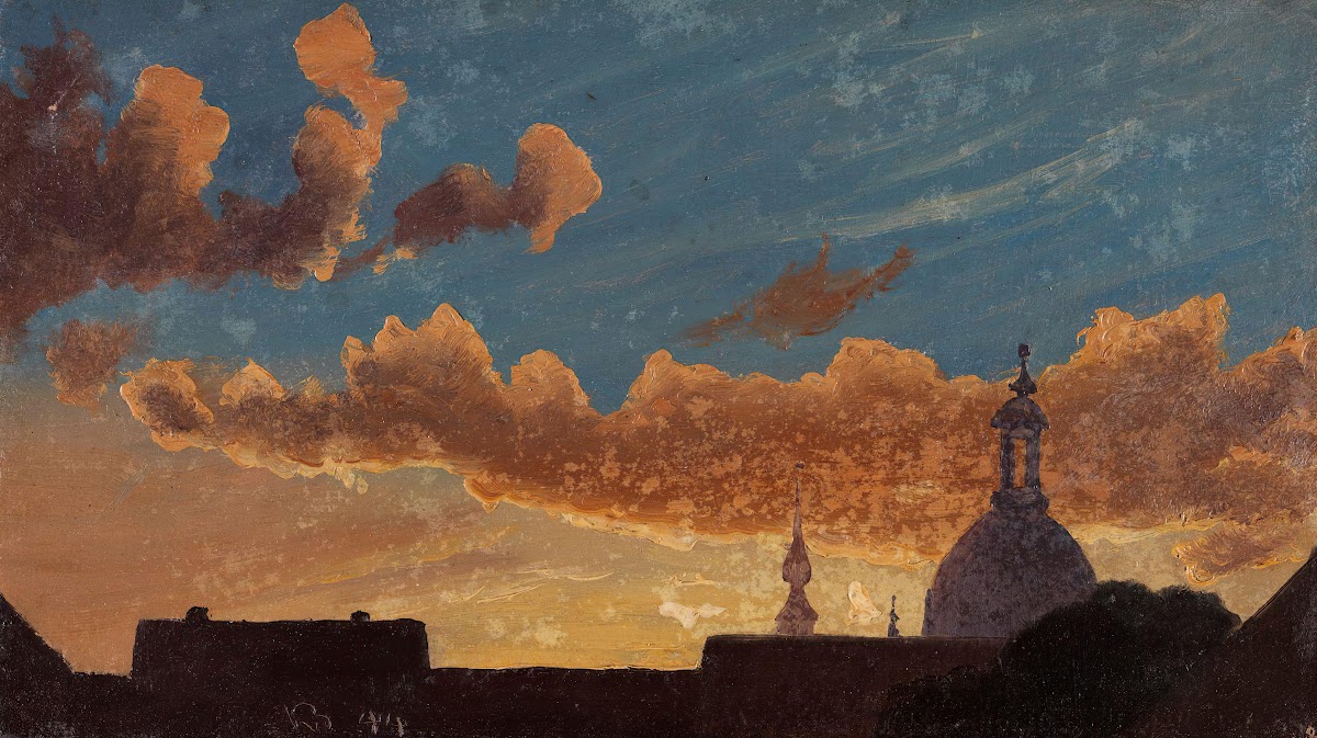 Evening Sky over Dresden 1844