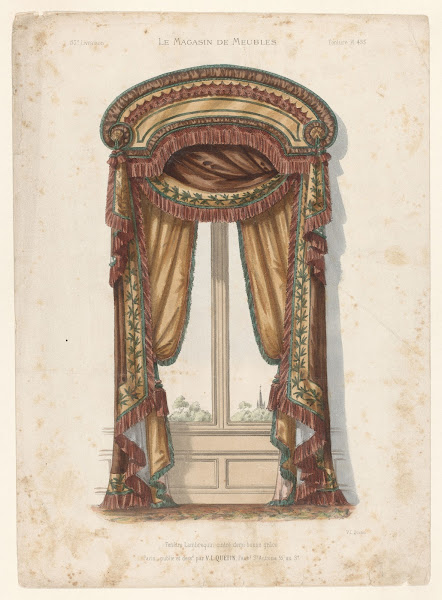 Fenêtre Lambrequin cintré demi bonne grâce 1832   1904