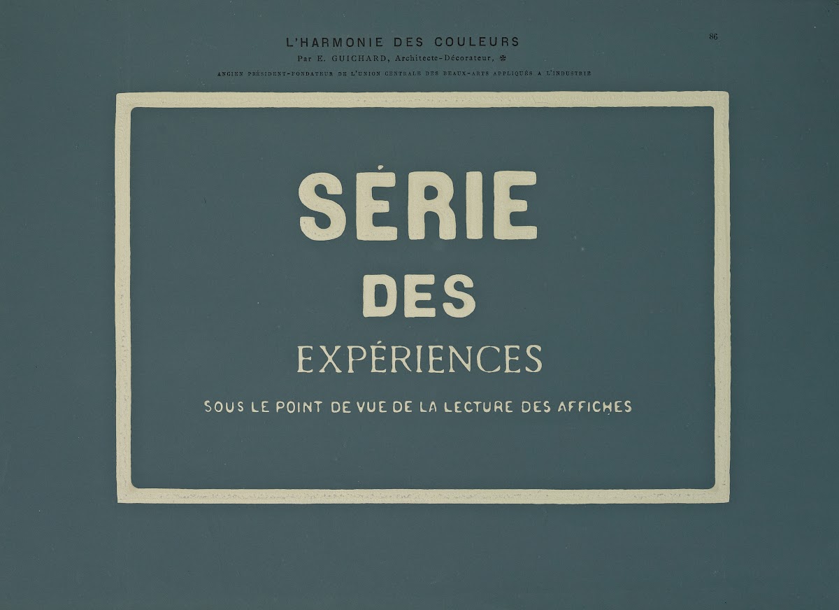 Lharmonie des couleurs  Pl148 1880