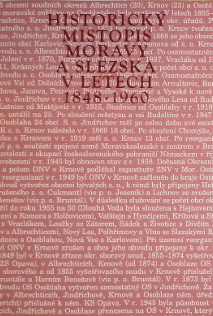 Historický místopis Moravy a Slezska v letech 1848-1960. Sv. 13, - [Okresy: Bruntál, Jeseník, Krnov