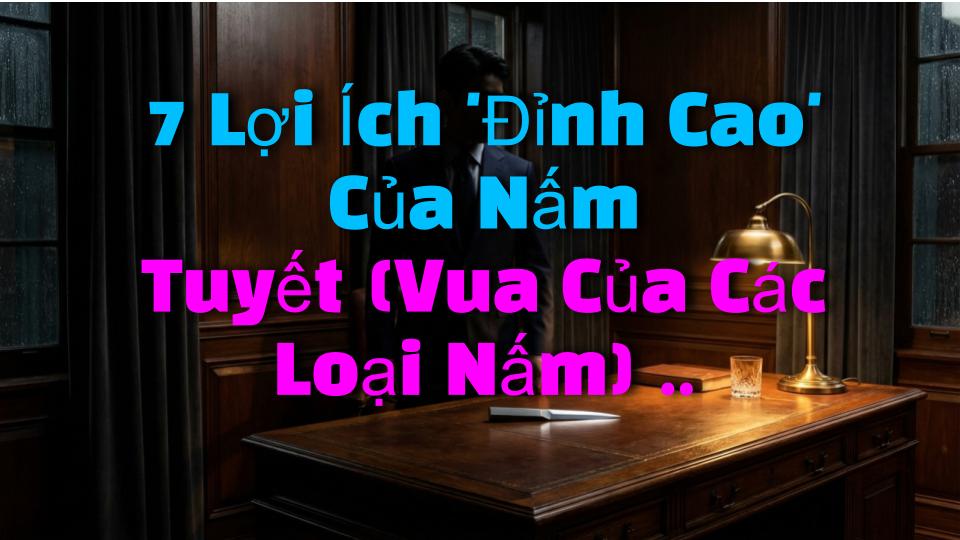 7 Lợi Ích Đỉnh Cao Của Nấm Tuyết (Vua Của Các Loại Nấm) + Trải Nghiệm Cá Nhân Của Tôi