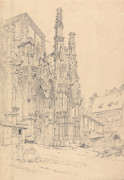 South Porch of Notre Dame Louviers 1819
