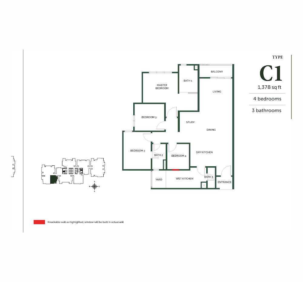 The Goodwood Residence floor plan