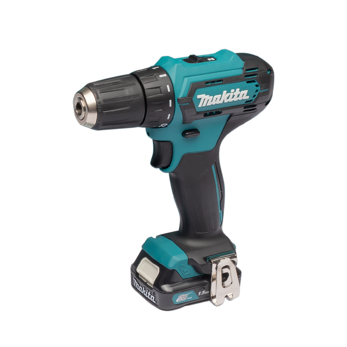 MAKITA สว่านไขควงไร้สาย 12 โวลต์ ขนาด 3/8 นิ้ว รุ่น DF333DWYE แรงบิดหมุน 28 นิวตันเมตร รวมแบตเตอรี่และแท่นชาร์จ (มากีต้า)