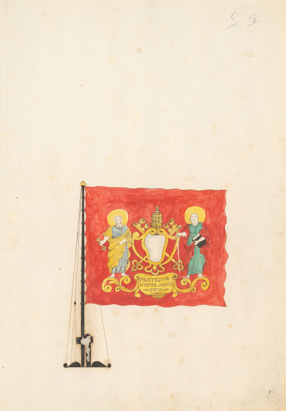 Papal flag 1667 1670