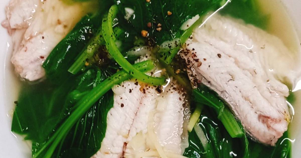 Canh cải cá rô đồng