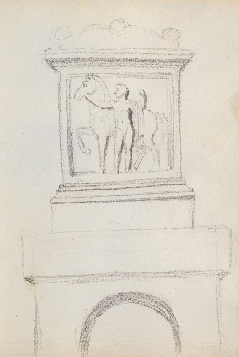 Suburban Tomb Monument with Marble Altar on Top On the Road Between Rome and Tiv