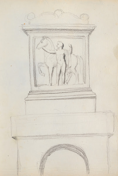 Suburban Tomb Monument with Marble Altar on Top On the Road Between Rome and Tiv