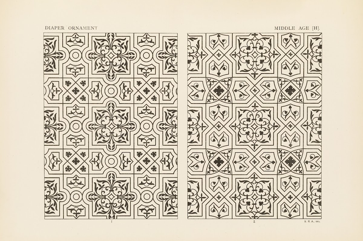 Outlines of ornament in the leading styles Pl40 1881