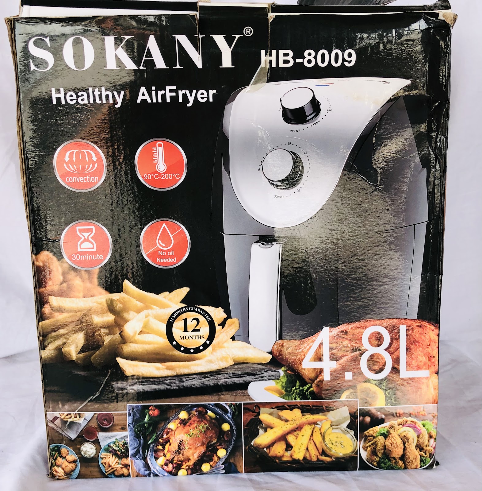 Sokany Air-fryer 4.8L (HB-8009)