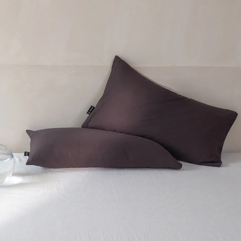 Cotton Pillowcases, 1 Pair, 48 x 74 cm