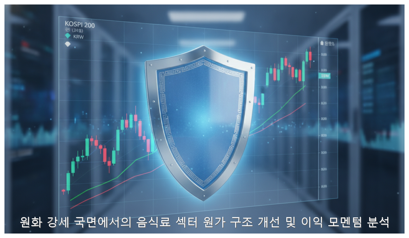 원화 강세 국면에서의 음식료 섹터 원가 구조 개선 및 이익 모멘텀 분석 핵심 안내 및 분석 인포그래픽 (8)