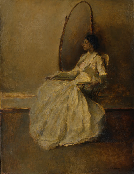 Lady in White No 1 ca 1910