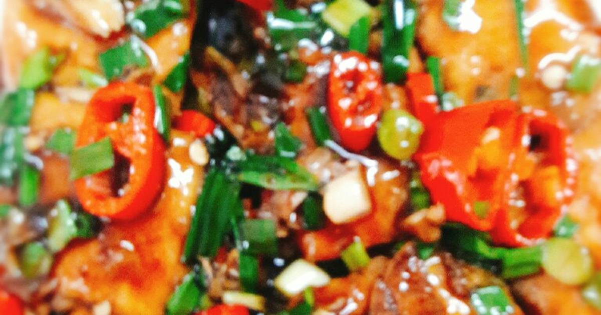 Tàu hủ trắng kẹp thịt