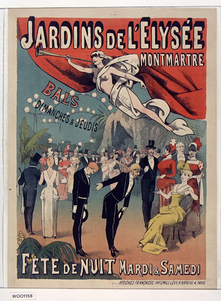 Jardins de lElysée Montmartre Bal dimanche et jeudis 1886
