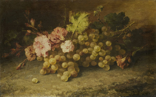 Still Life with Grapes c 1880   c 1896