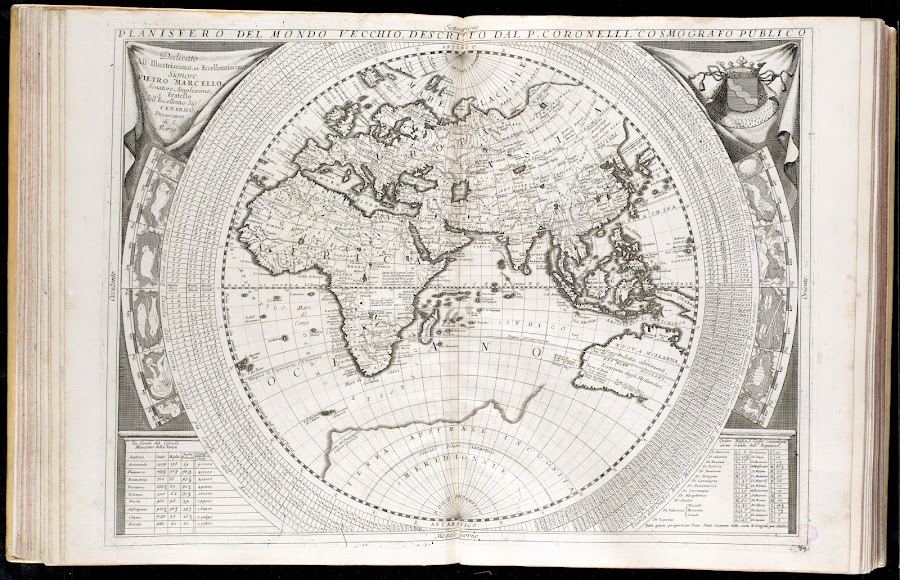 1691_Planisfero del mondo vecchio_Coronelli