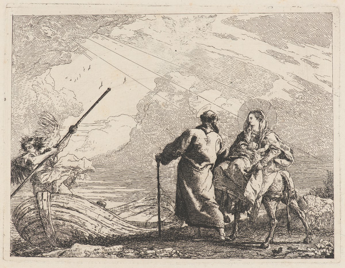 The Holy Family at the Bank of the River 17501753