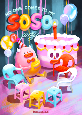 This is Fine & SOSO Party Series (Art Print)