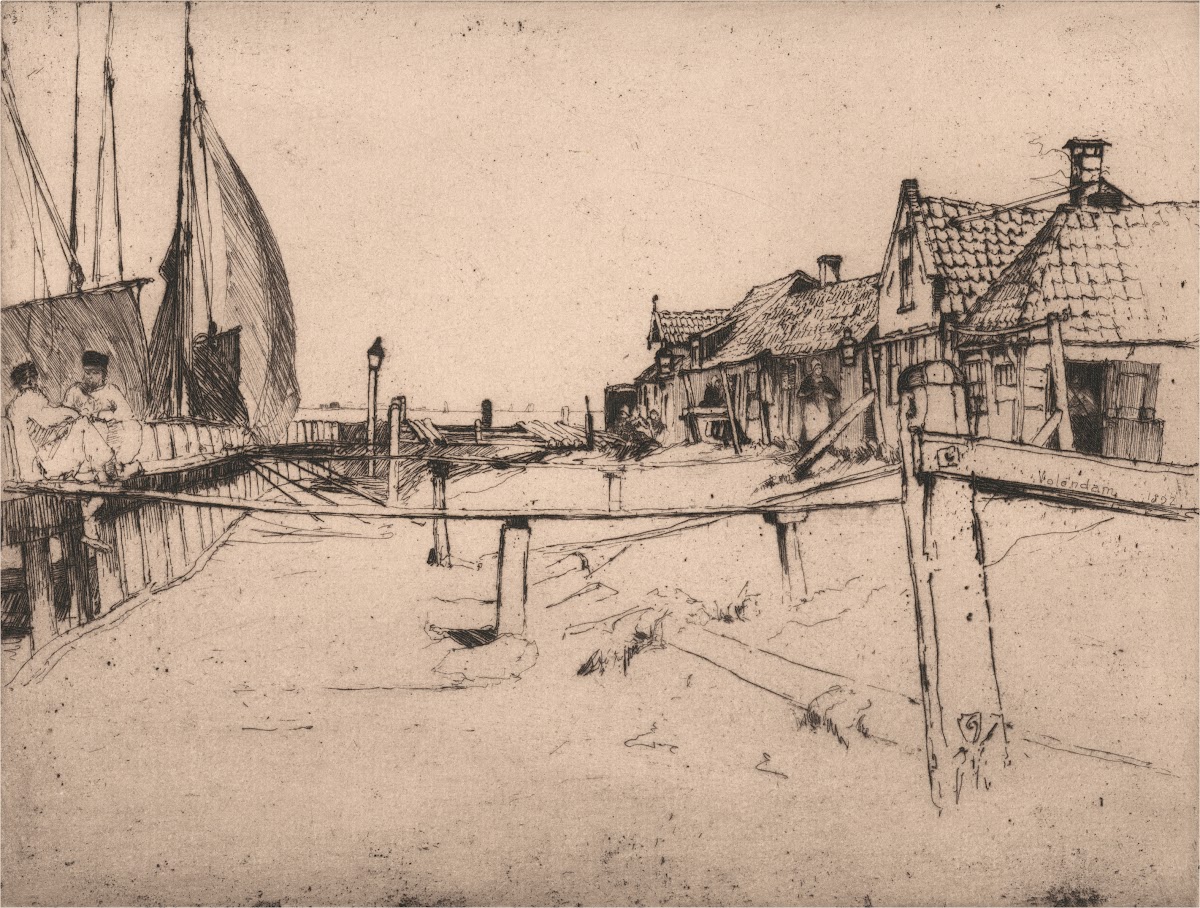 In Port Volendam 1892