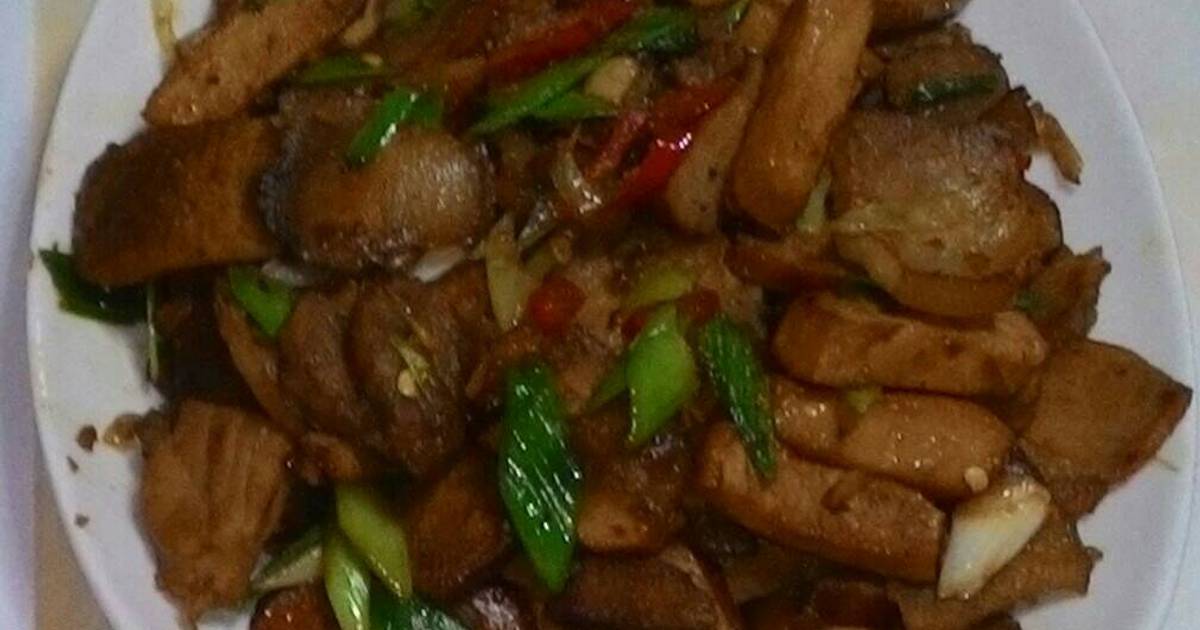 THỊT XÀO MẮM TÔM_đưa cơm ngày Tết