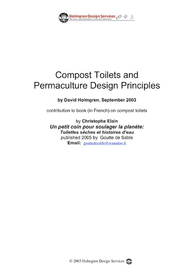 David Holmgren-Compost Toilets and Permaculture Design Principles