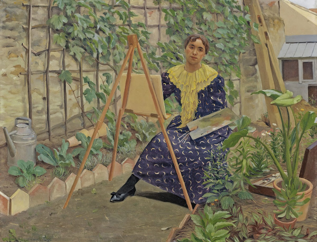 Young Girl Painting 1892