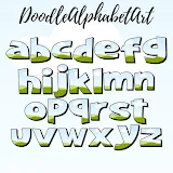 Canva Doodle Alphabet School Font photo 4 template 35