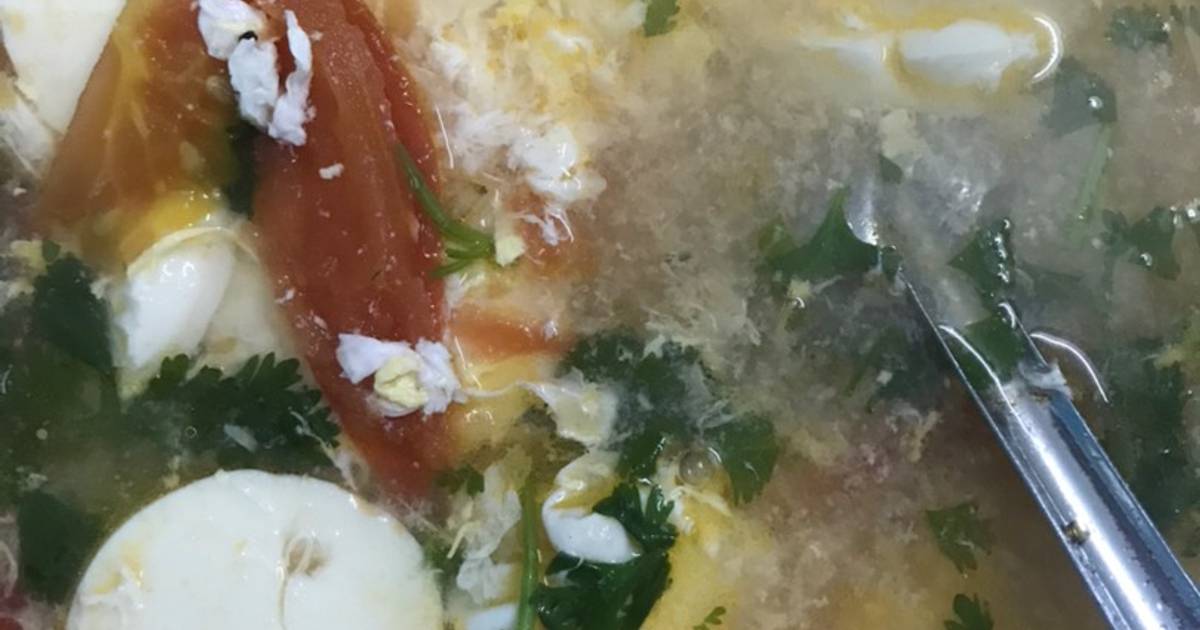 Canh cà chua trứng