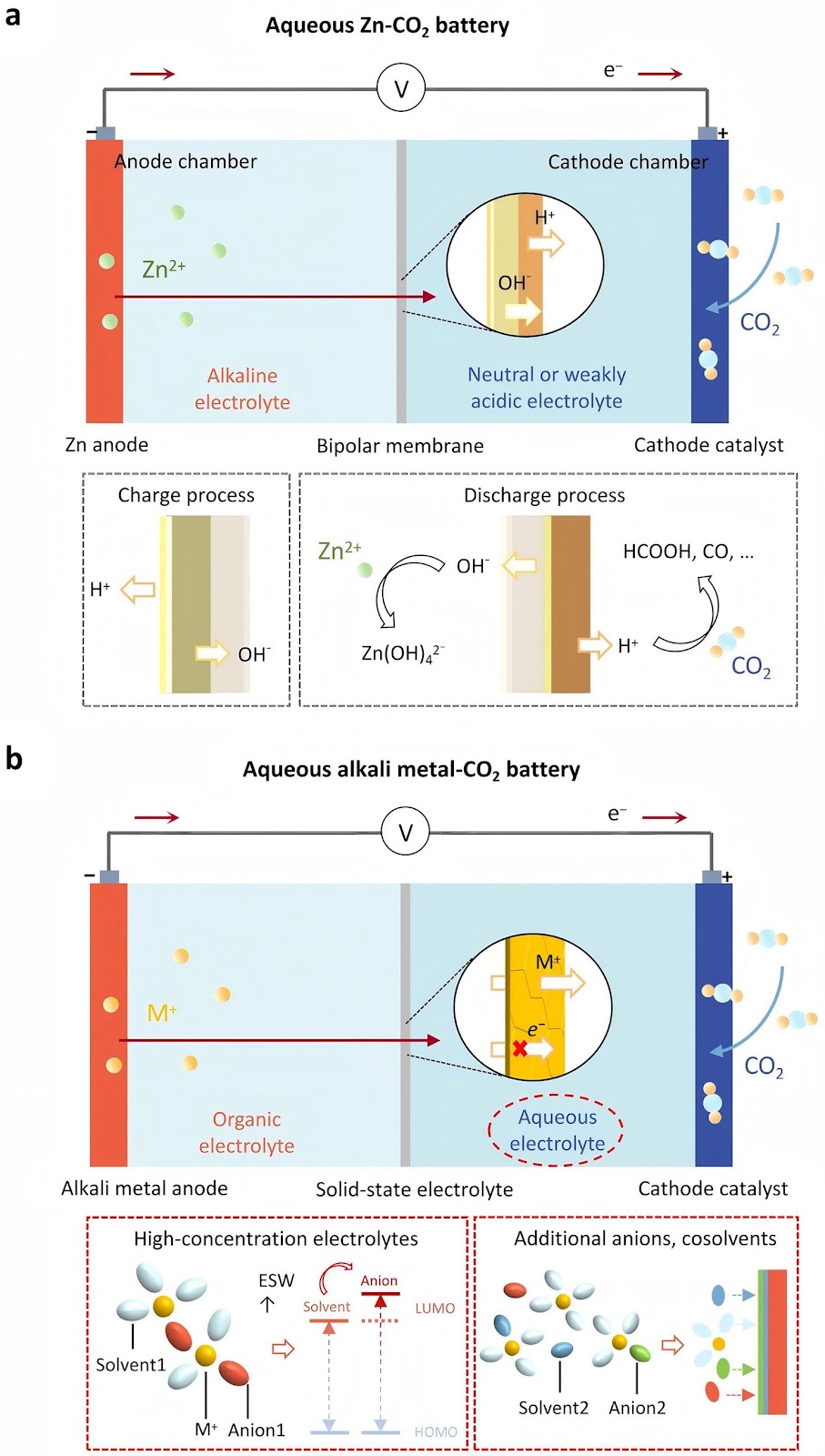 Understanding Electrolytes and Interface Chemistry for Sustainable Nonaqueous Metal–CO2 Batteries