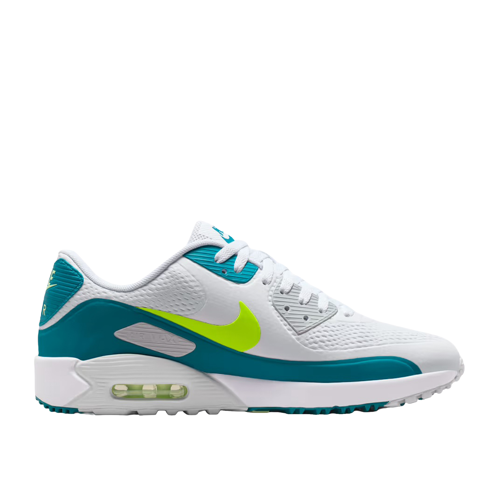 Air Max '90 Spikeless Golf Shoes White/Volt/Bright Spruce