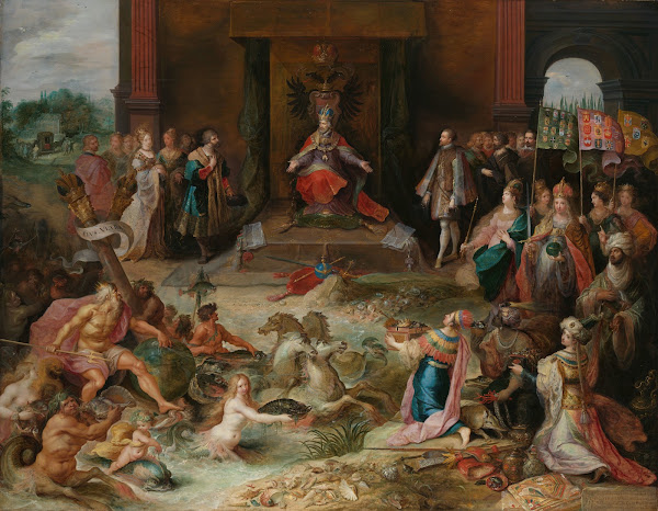 Allegory on the Abdication of Emperor Charles V in Brussels c 1635   c 1640