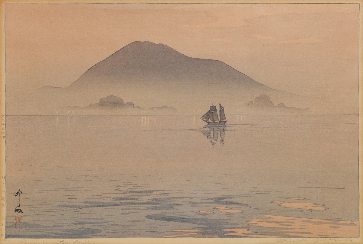 Evening after Rain from Inland Sea 1926