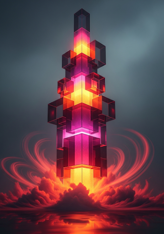 Luminous Crystal Spire